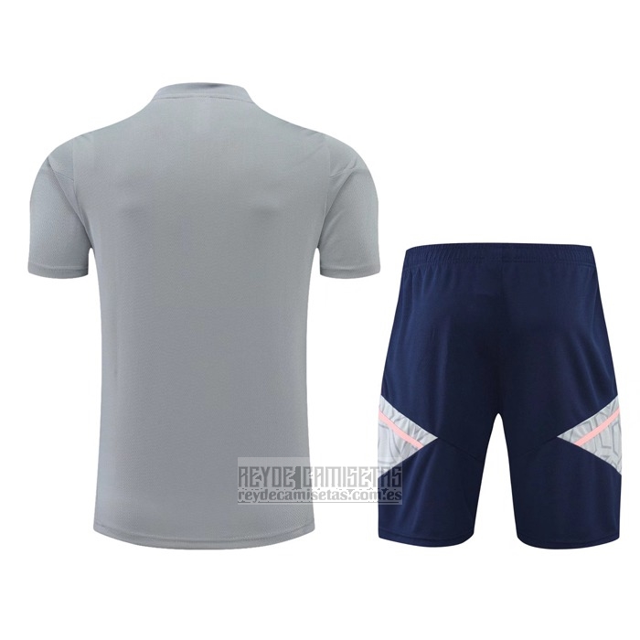 Chandal del Arsenal Manga Corta 2022-2023 Gris - Pantalon Corto